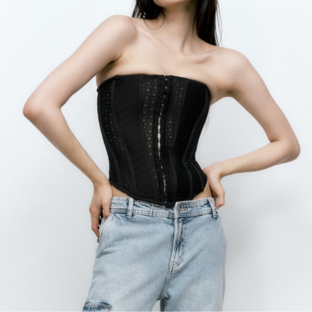 Zara corset top